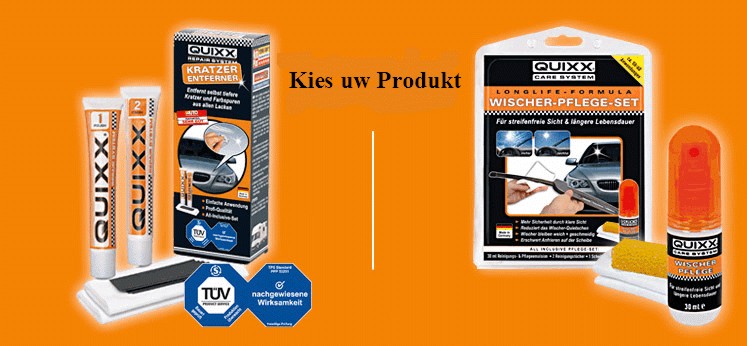 QUIXX SCRATCH REMOVER / QUIXX WIPER BLADE CARE